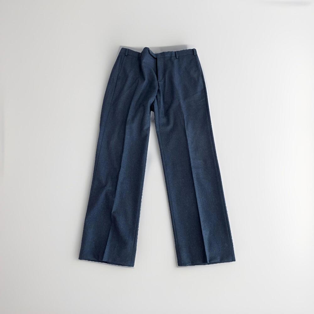 ZANELLA DEVON MENS BLUE WOOL DRESS PANTS 38x31 RP $378 MADE ITALY GREAT COND!